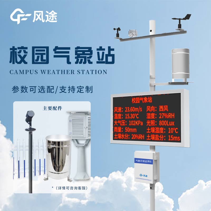 中小學校園科普氣象站，氣象科普的載體